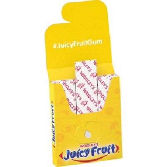 Wrigley's Wrigleys Juicy Fruit Original Chewing Gum 15 Pieces Per Pack 14g