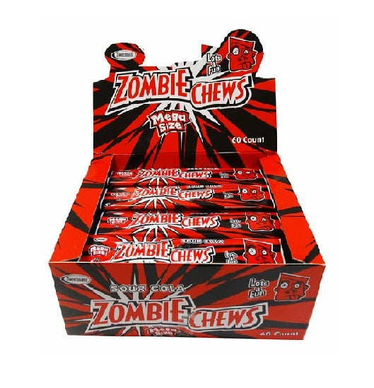 Zombie Chews Sour Cola Flavoured Bar Gluten Free 28g